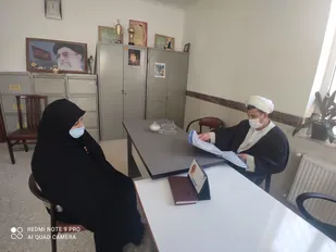 بازدید و سرکشی مسئولین نمایندگی ناحیه مرکزی یزد از حوزه زینبیه