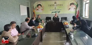 دیدار جمعی از اصحاب رسانه با فرمانده سپاه شهرستان نوشهر