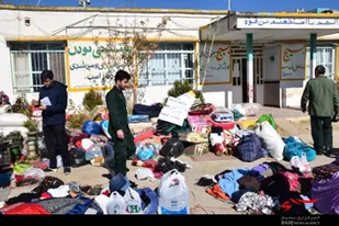 جمع&zwnj;آوری و ارسال کمک&zwnj;های مردم فامنین به زلزله&zwnj;زدگان