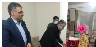 دلجویی فرماندار وشهردار پیشوا از بانوی فروشنده بازار روز