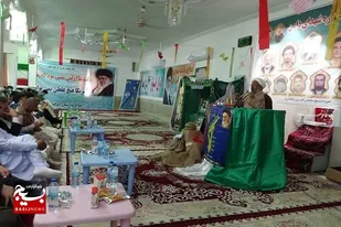 یادواره شهدای حوزه مقاومت بسیج سلمان فارسی در شهرستان ایرانشهربرگزار شد