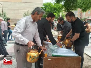 اجتماع عزاداران امام جعفر صادق علیه السلام در شهر مهرگان