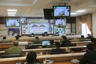 جلسه قرارگاه تحقق محله اسلامی در سپاه قمربنی هاشم (ع)
