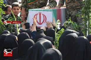 روستای نریمانی مشهد میزبان شهید گمنام شد
