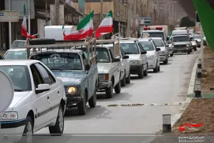 راهپیمایی خودرویی  یوم الله ۲۲ بهمن