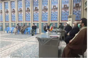 جلسه روزانه قرارگاه مرکزی نهضت خدمات رسانی شهید حاج قاسم سلیمانی برگزار شد