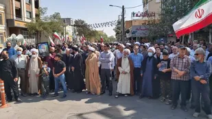 مردم ولایت مدار انقلابی در گرمسار راهپیمای کردند+تصاویر