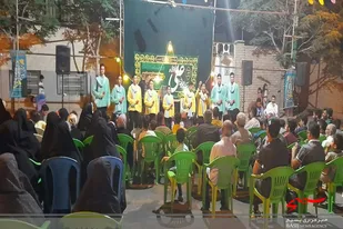 جشن عید غدیر در جوار مسجد امام حسن مجتبی (ع) برگزار شد