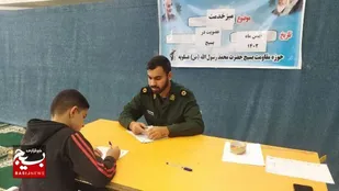 برپایی میز خدمت در مصلی نماز جمعه شهرستان عسلویه