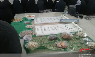 برگزاری نشست به مناسبت هفته حجاب وعفاف درگلزار شهدای گمنام راین
