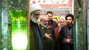 مراسم سالروز شهادت علی بن امام محمد باقر (ع) در مشهد اردهال/فیلم