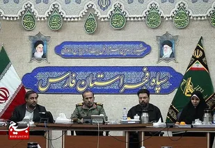 "مهنا"، نماد نمایش چهره حقیقی زن ایرانی/ تاکید فرمانده سپاه فجر بر لزوم اجرای کارهای فاخر+عکس