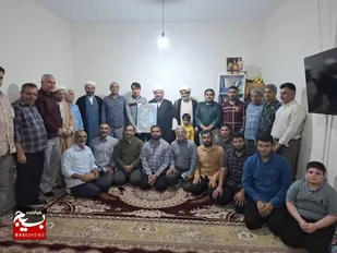 تقدیر از مربی قرآن ابوالفضل خلف زاده در گتوند