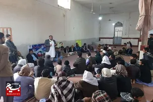 میز خدمت به همت سپاه در ناصرآباد خاش برگزار شد