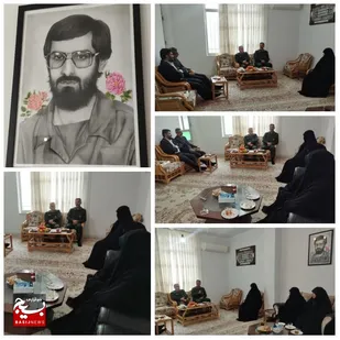 دیدار و تجلیل از همسر شهید حبیب الله افتخاریان