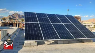 نصب ۶۰ هزار وات پنل خورشیدی در مناطق محروم بیارجمند شهرستان شاهرود