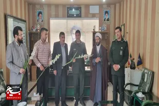 دیدار جمعی از مسئولین شهرستان بهار با فرمانده و کارکنان سپاه ناحیه بهار