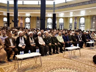 برگزاری مراسم چهلم شهدای اقتدار ایران در ایلام