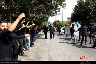 سوگواری مردم دارالمومنین همدان در تاسوعای حسینی