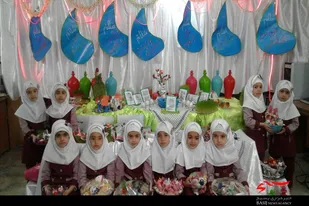 جشن استقبال از نوروز در مهد قرآنی روستای حسین&zwnj;آباد عاشوری