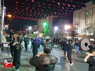 گزارش تصویری از دسته های زنجیر زنی و&zwnj;عزاداری  در اهواز