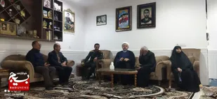 به مناسبت هفته عقیدتی و سیاسی دیدار و سرکشی از خانواده شهید مهدی نظری در اندیمشک