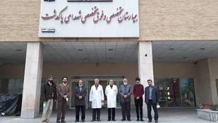 قدردانی رئیس بیمارستان شهدای پاکدشت ازبسیجیان قرارگاه جهادی امام رضا(ع) و طلایه داران ظهور