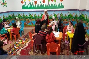 برگزاری مسابقات نقاشی کودکان در پایگاه مهدیه زاهدان