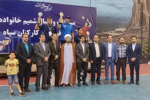قهرمانی تیم والیبال فرزندان پاسدار سپاه البرز در مسابقات کشوری