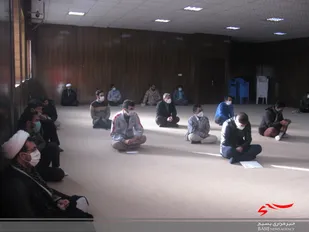 مراسم دومین روز دهه آخر صفر در ناحیه مقاومت بسیج شهرستان فاروج برگزار شد