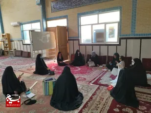 برپایی کارگاه آموزش خیاطی در پایگاه شهید لطفی نیاسر قم