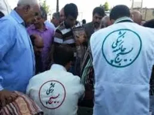 ویزیت ودرمان رایگان300بیمار در دهستان میلاس لردگان