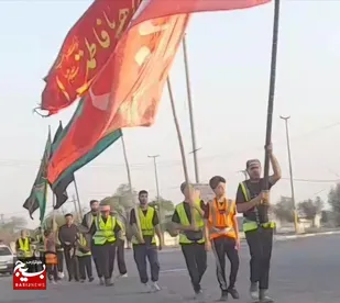 خدمات گسترده موکب سیدالشهدا شهید شیخ ولی الله درویشی در ورودی هندیجان