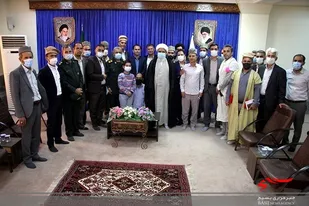 دیدار سران طوایف ایل قشقایی با آیت الله صفایی بوشهری