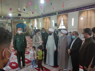 بازدید فرمانده ناحیه و امام جمعه محترم از حلقات صالحین شهر اسلامیه فردوس