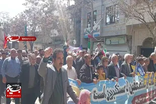 راهپیمایی روز قدس در شهرستان بهار