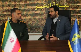 بعنوان یک بسیجی در خدمت نظام و انقلاب  برای خدمت صادقه به مردم هستیم