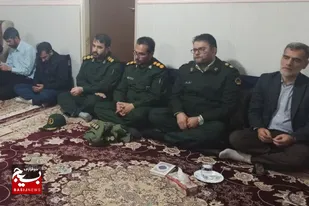 آیین تجلیل از خانواده شهید میلاد بسطامی در دامغان برگزار شد