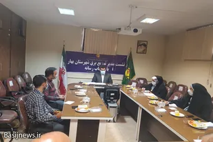 نشست خبری مدیر توزیع برق بهار با اصحاب رسانه
