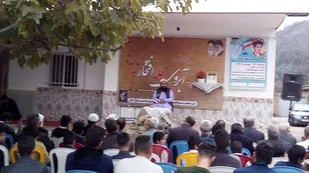 مراسم شهید آبروی محله در روستای نظر آباد گرگان