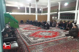 سوگواری شهادت حضرت فاطمه زهرا(س) در مسجد روستای بیوک آباد قهاوند