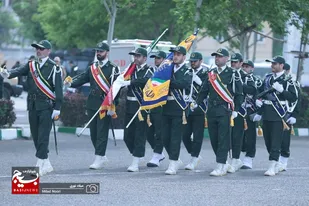 صبحگاه مشترک نیروهای مسلح استان اردبیل بمناسبت سوم خرداد ماه