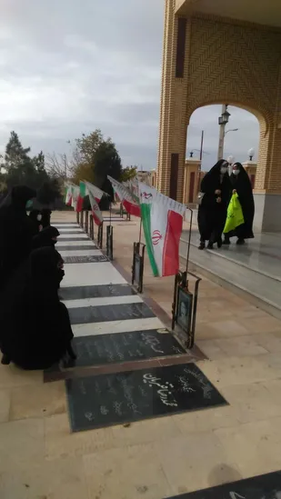 غبارروبی گلزار شهدا و کوهپیمایی خواهران بسیجی شاهرود+ تصاویر
