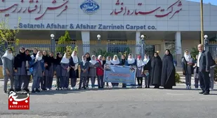 اعزام خواهران بسیجی باروق به اردوی راهیان پیشرفت