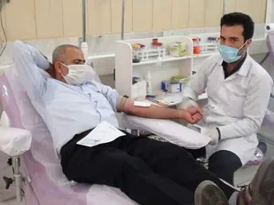 رزمایش اهدا خون بسیج پیشکسوتان قزوین برگزار شد + تصاویر