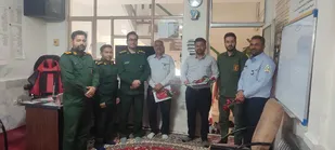 تجلیل از فداکاری آتش&zwnj;نشانان فیض&zwnj;آباد در روز ایمنی و آتش&zwnj;نشانی