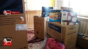 تهیه سه سری جهیزیه کامل به سه زوج نیازمند اهداء گردید.