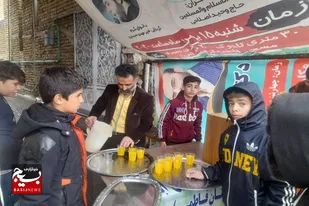 برپایی ۱۶ ایستگاه صلواتی به همت پایگاه&zwnj;های بسیج حوزه امام حسن مجتبی (ع) ملایر