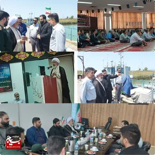مسئول دفتر نمایندگی ولی فقیه در سپاه کربلا از نيروگاه شهید سلیمی نكا بازدید کرد