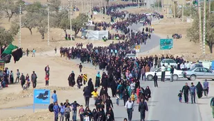 جاماندگان اربعین در شهرستان لردگان